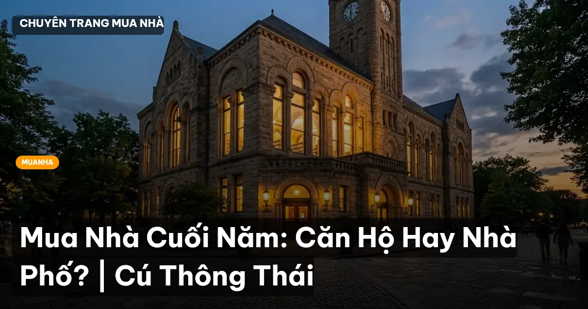 mua nhà cuối năm