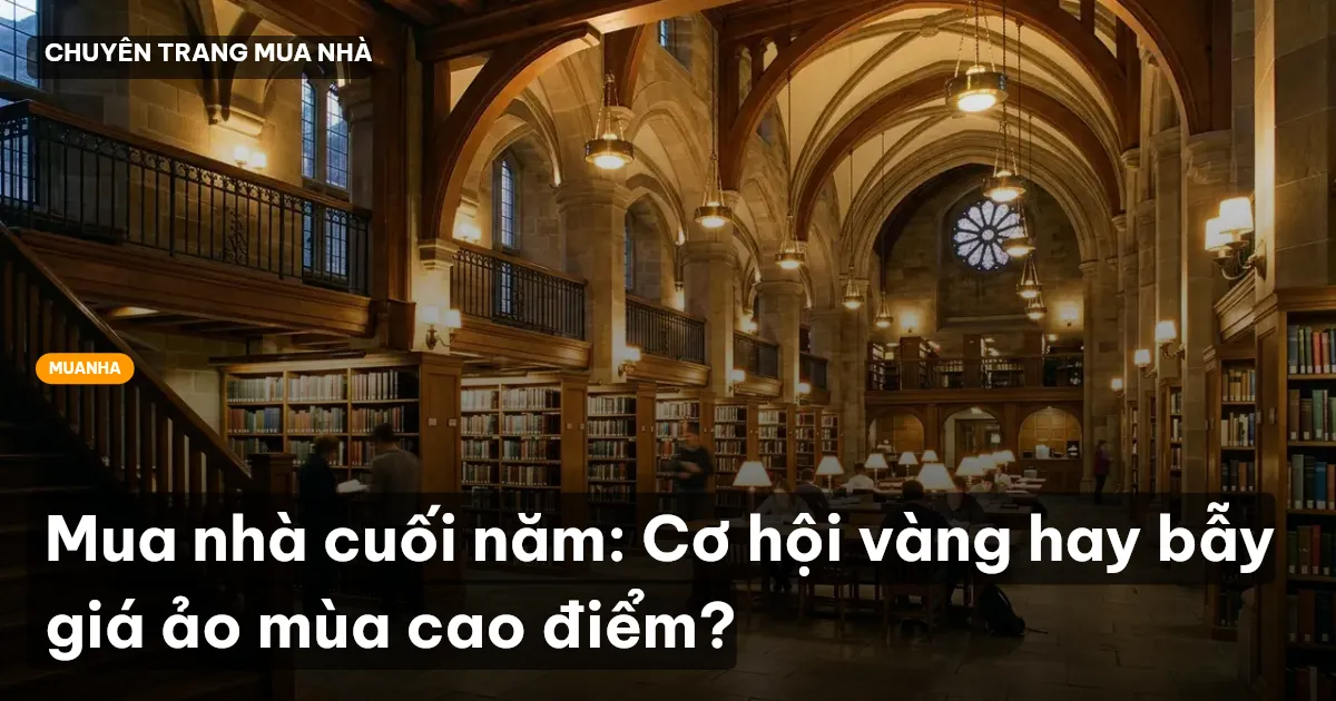mua nhà cuối năm