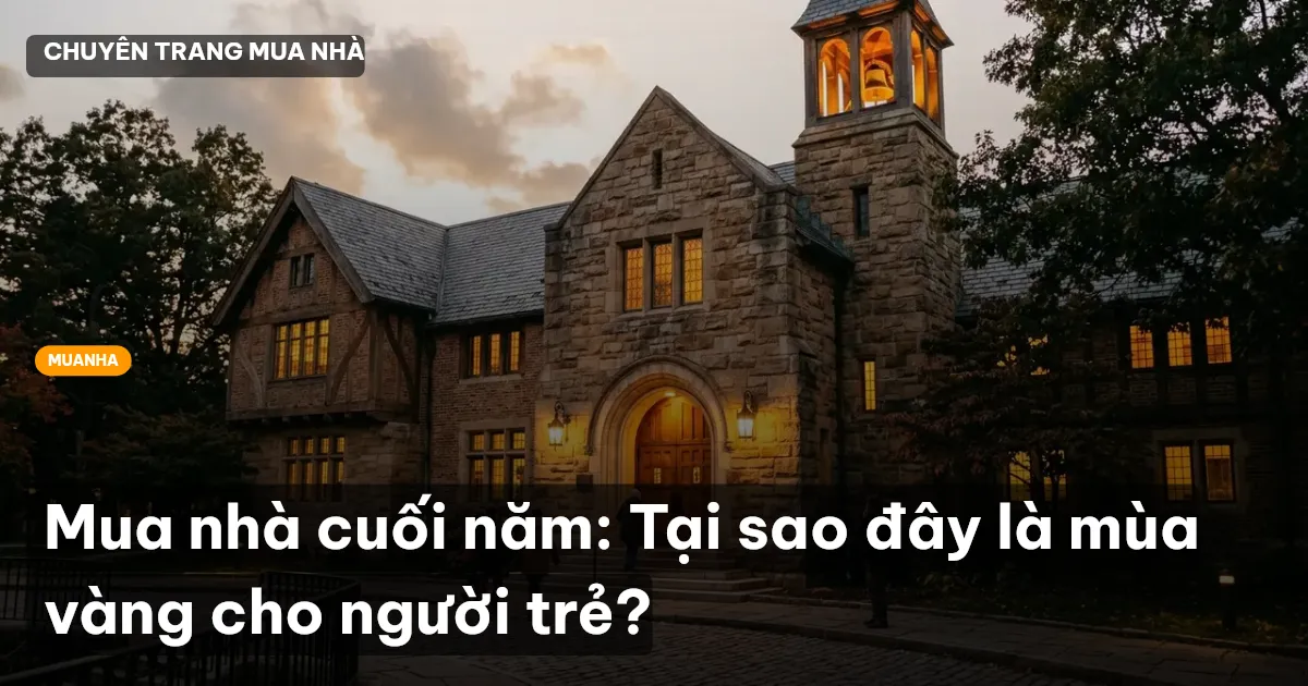 mua nhà cuối năm