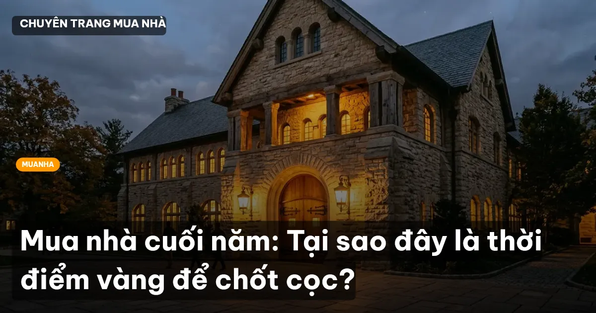 mua nhà cuối năm