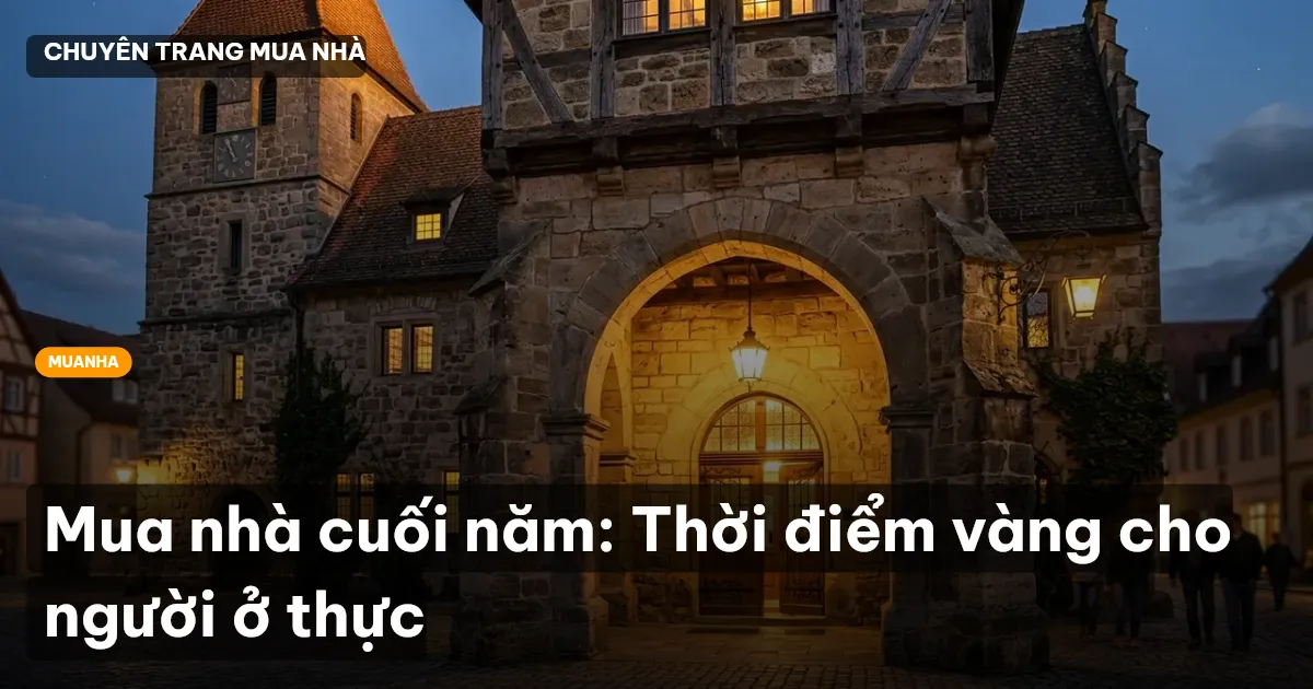 mua nhà cuối năm