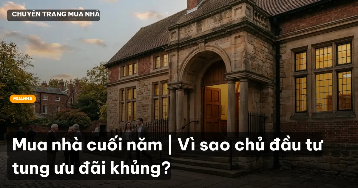 Mua nhà cuối năm | Vì sao chủ đầu tư tung ưu đãi khủng?