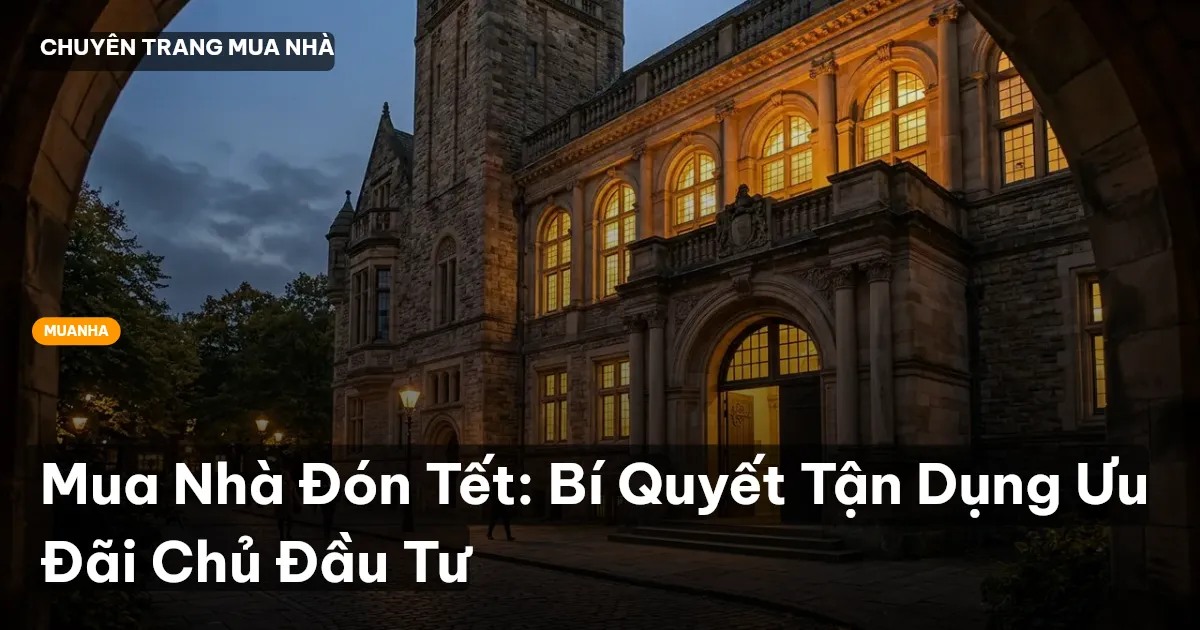 mua nhà đón tết