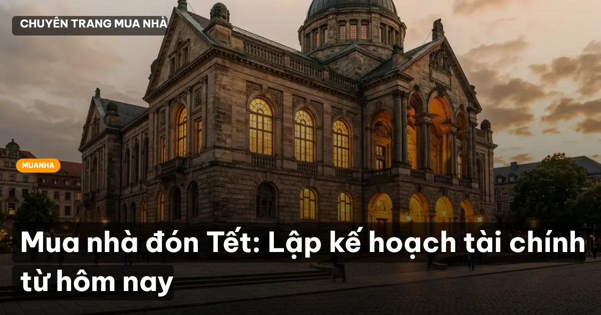 Mua nhà đón Tết: Lập kế hoạch tài chính từ hôm nay