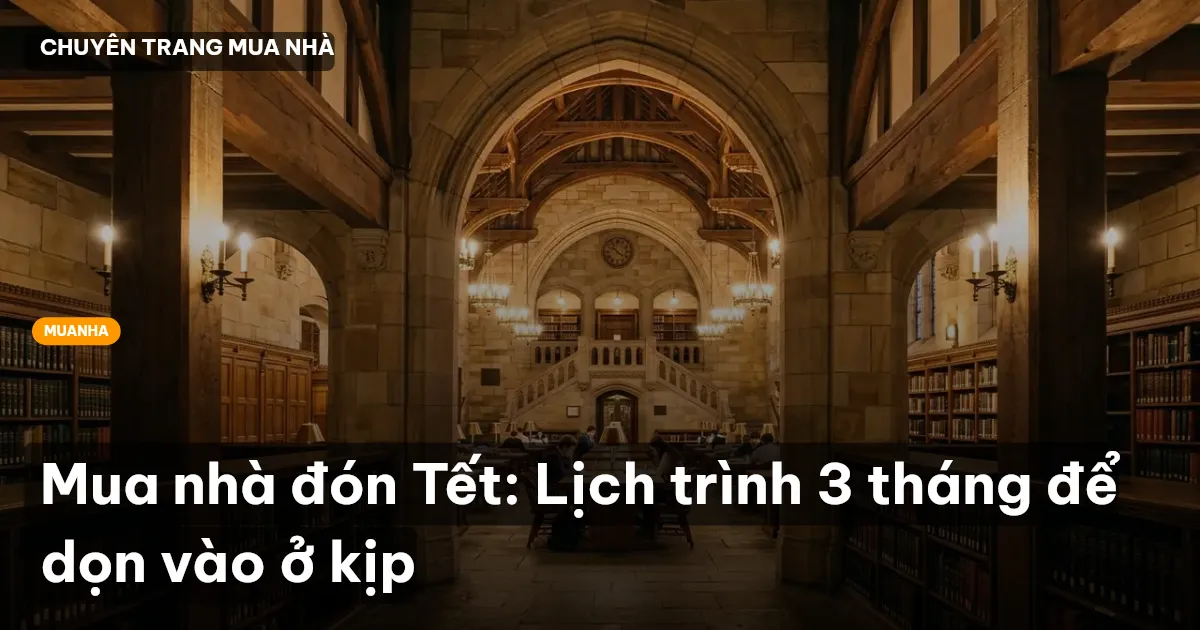 mua nhà đón Tết