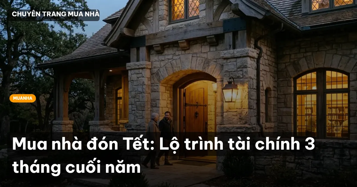mua nhà đón tết