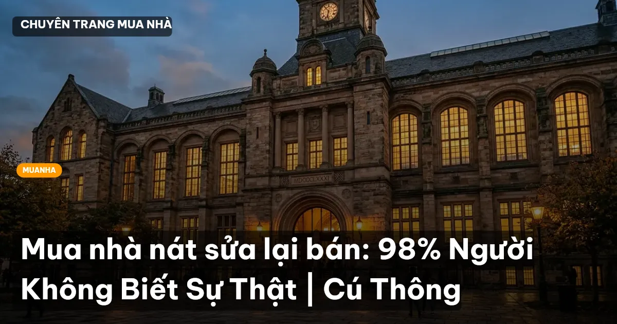 mua nhà nát sửa lại bán