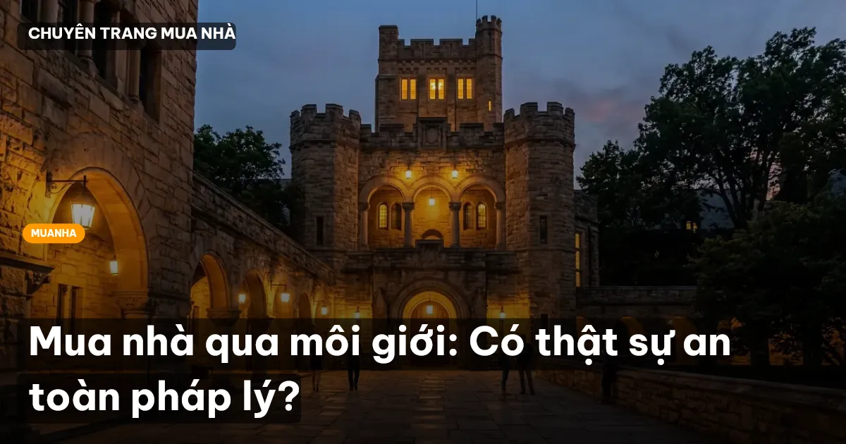 Mua nhà qua môi giới: Có thật sự an toàn pháp lý?