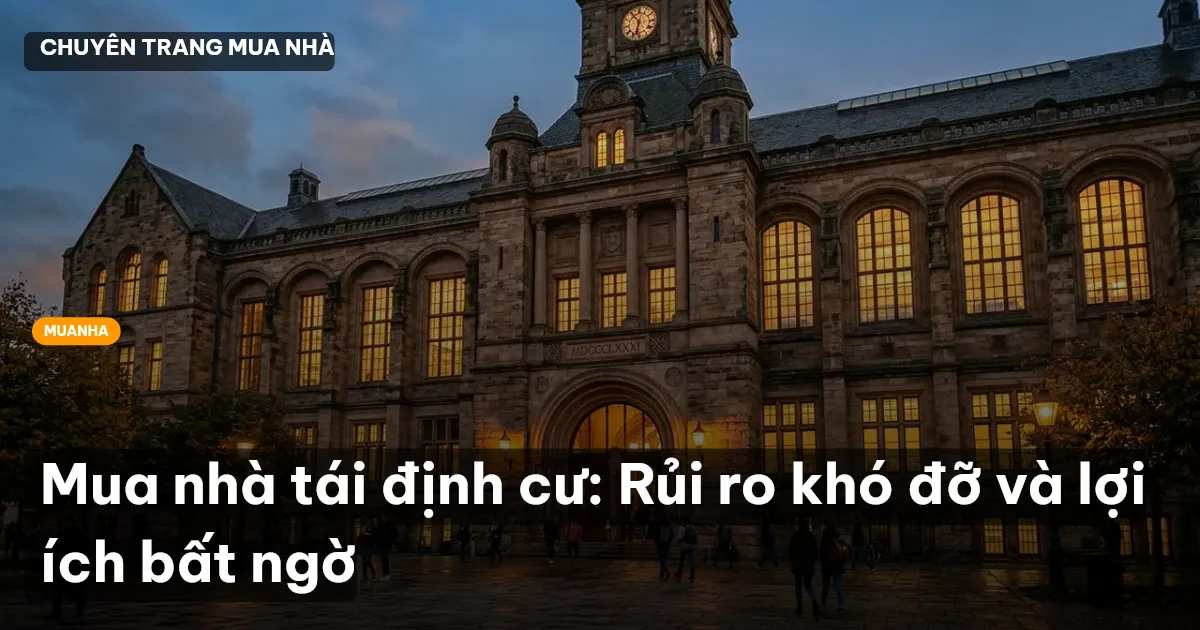 mua nhà tái định cư