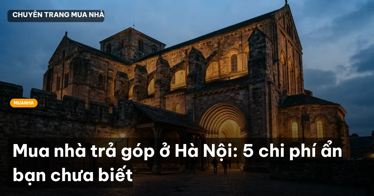 Mua nhà trả góp ở Hà Nội: 5 chi phí ẩn bạn chưa biết
