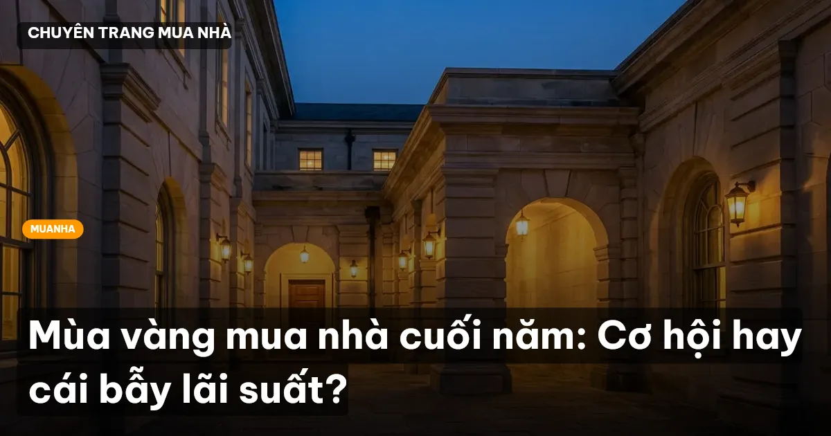 mua nhà cuối năm
