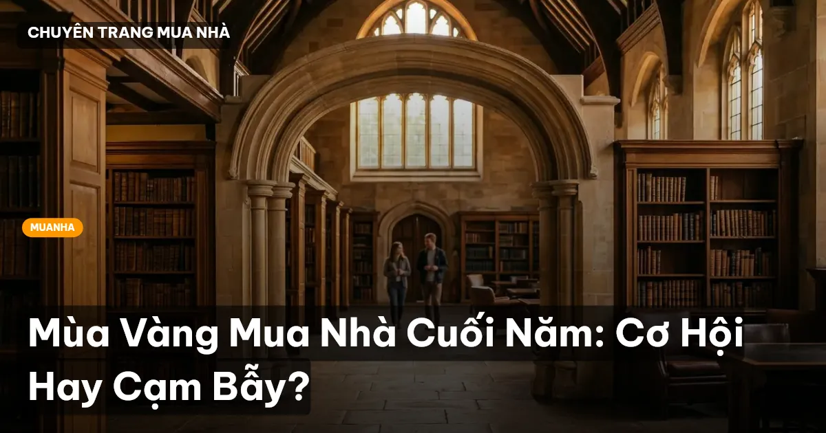 Mùa Vàng Mua Nhà Cuối Năm: Cơ Hội Hay Cạm Bẫy?