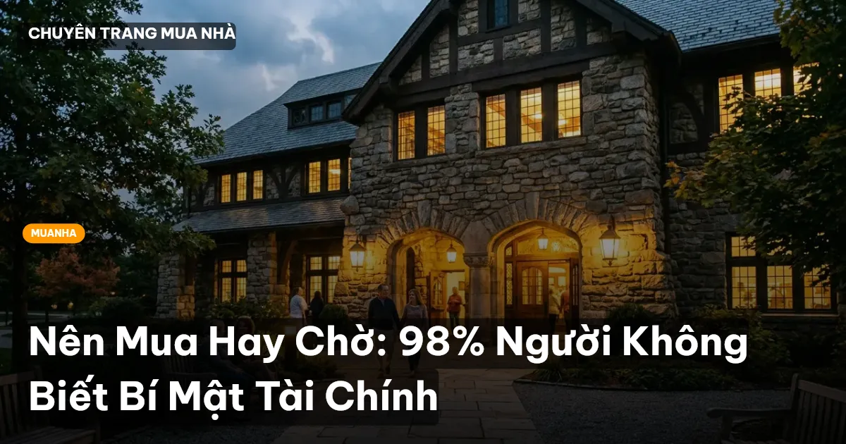 Nên Mua Hay Chờ: 98% Người Không Biết Bí Mật Tài Chính