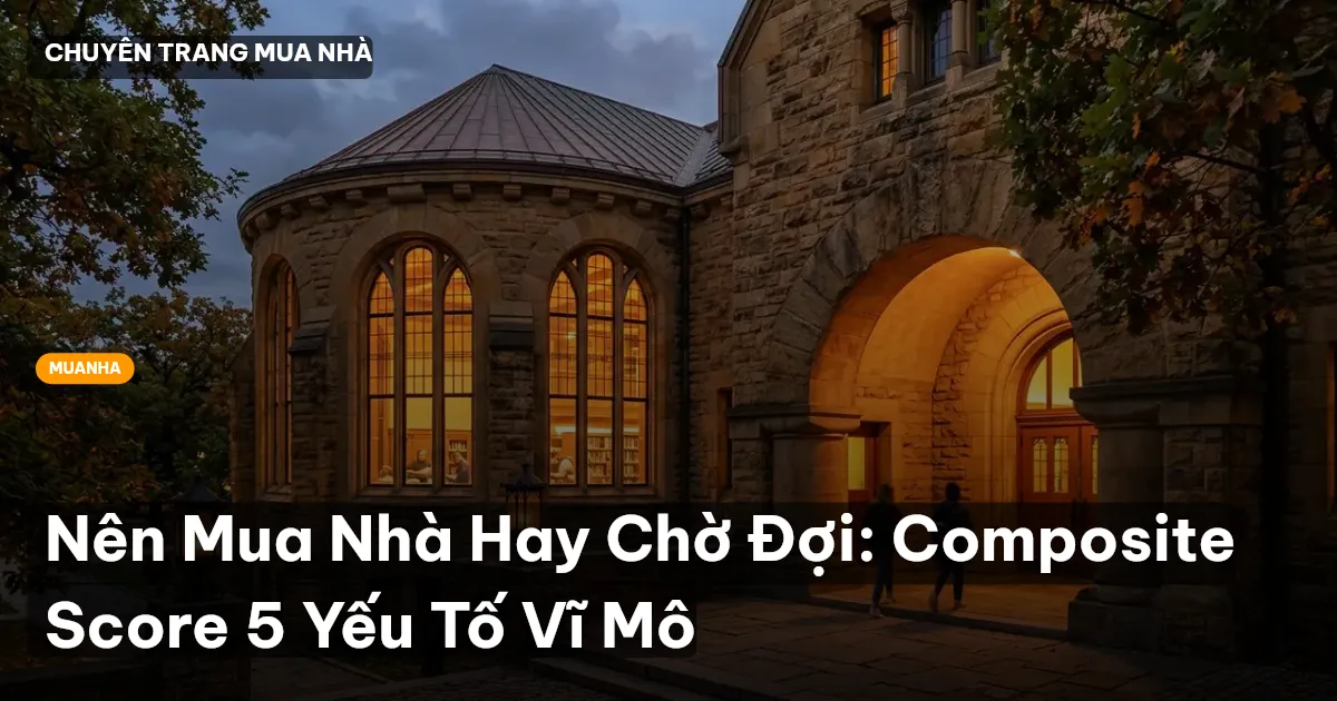 Nên Mua Nhà Hay Chờ Đợi: Composite Score 5 Yếu Tố Vĩ Mô