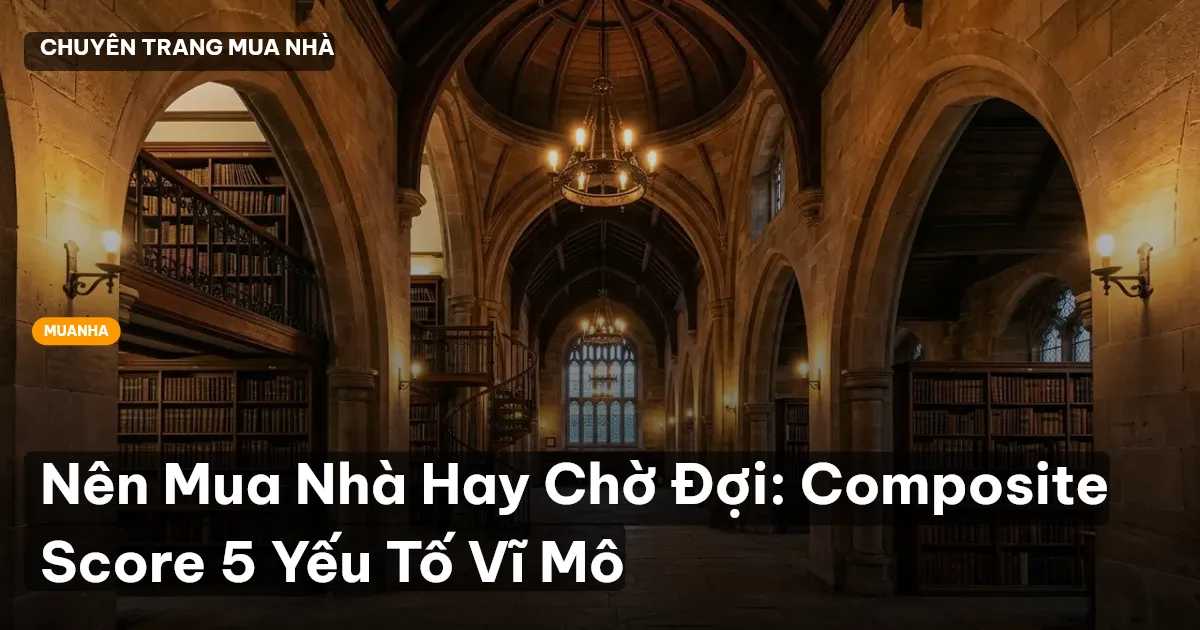 Nên Mua Nhà Hay Chờ Đợi: Composite Score 5 Yếu Tố Vĩ Mô