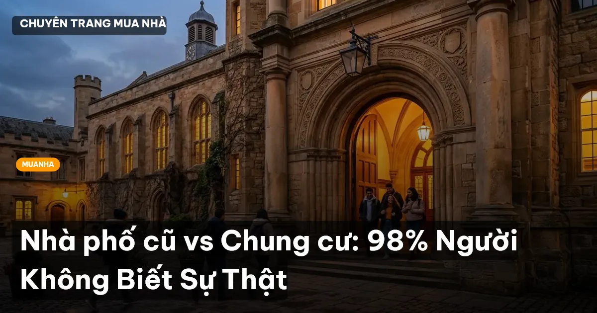 mua nhà phố cũ