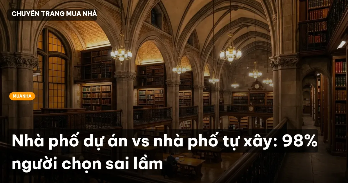 nhà phố dự án