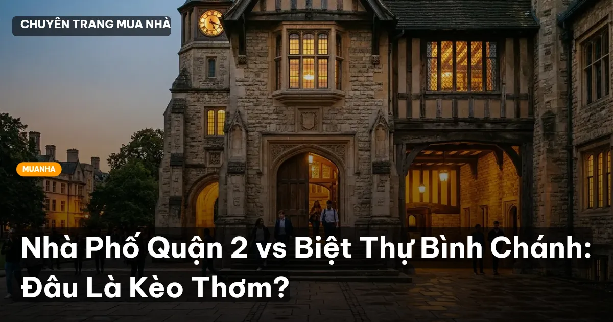 Nhà Phố Quận 2 vs Biệt Thự Bình Chánh: Đâu Là Kèo Thơm?