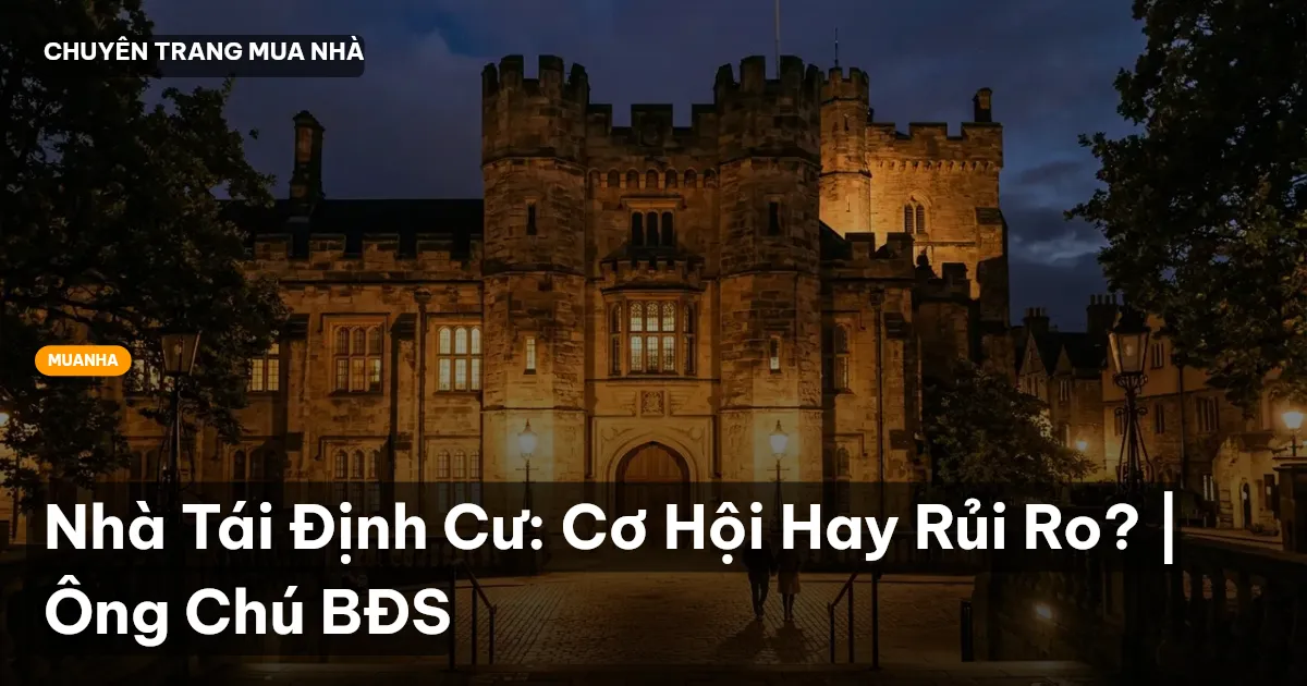 mua nhà tái định cư