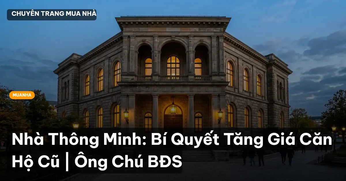 Nhà Thông Minh: Bí Quyết Tăng Giá Căn Hộ Cũ | Ông Chú BĐS