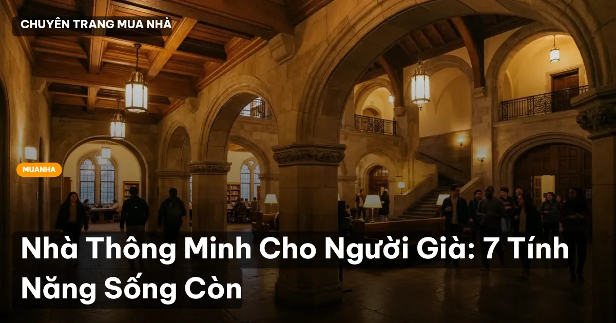 Nhà Thông Minh Cho Người Già: 7 Tính Năng Sống Còn
