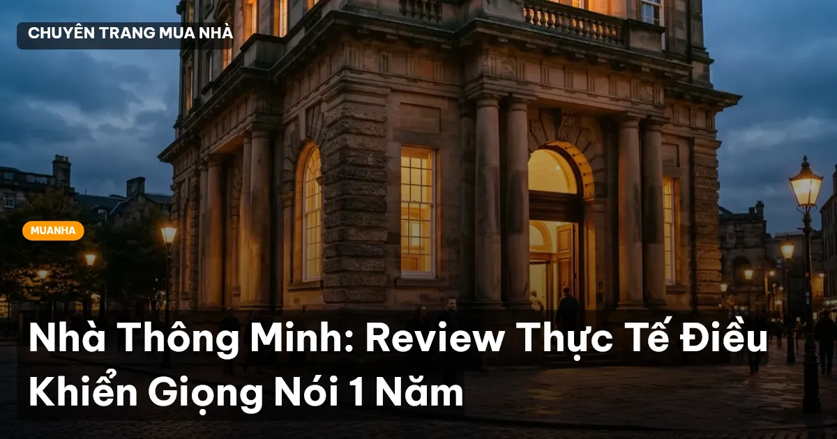 Nhà Thông Minh: Review Thực Tế Điều Khiển Giọng Nói 1 Năm