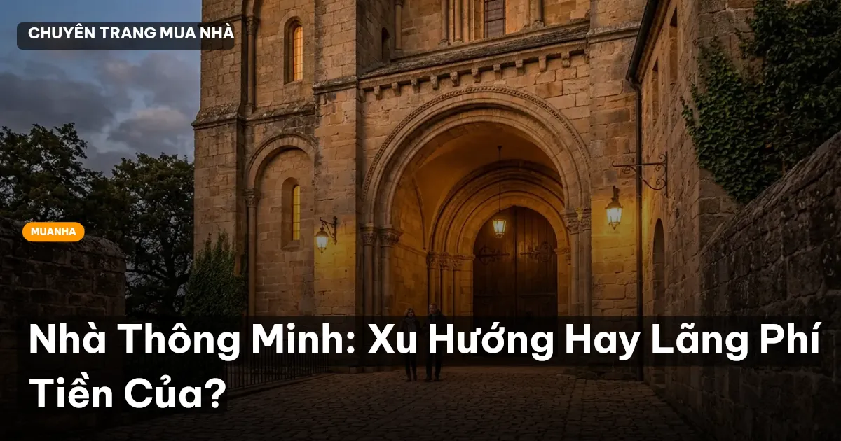 Nhà Thông Minh: Xu Hướng Hay Lãng Phí Tiền Của?