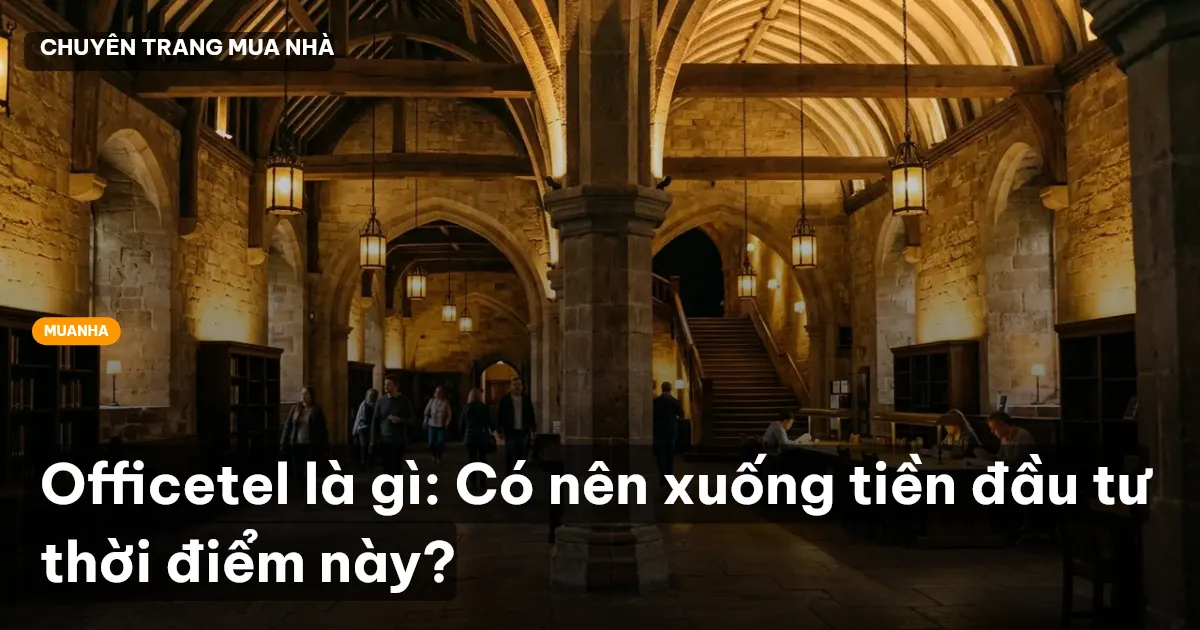 Officetel là gì: Có nên xuống tiền đầu tư thời điểm này?