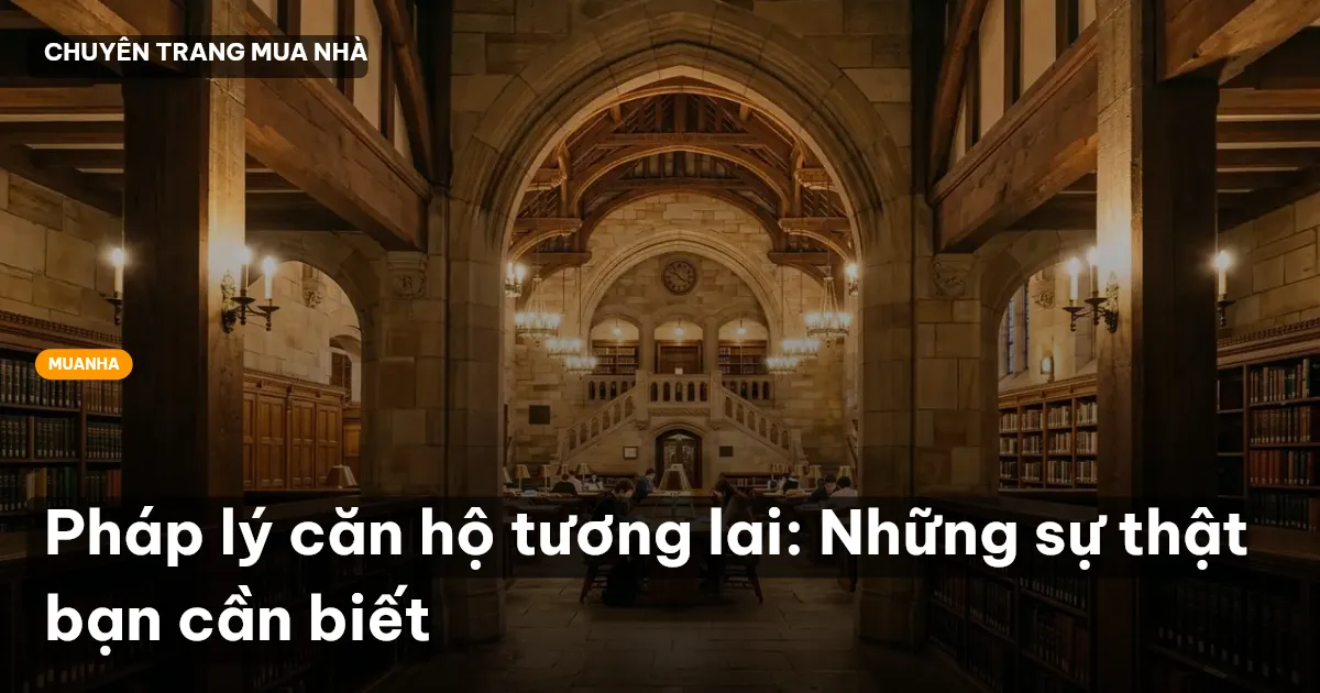 Pháp lý căn hộ tương lai: Những sự thật bạn cần biết