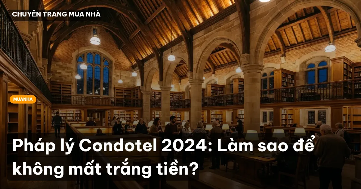 Pháp lý Condotel 2024: Làm sao để không mất trắng tiền?