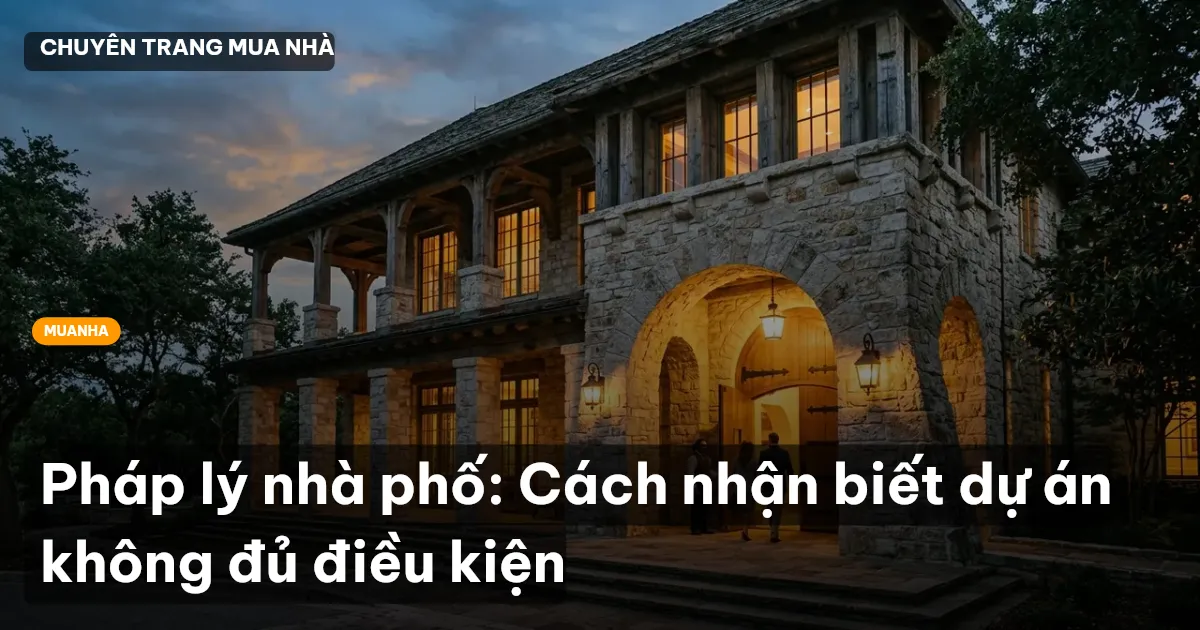 pháp lý nhà phố