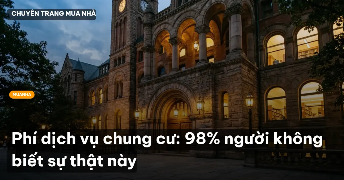 phí dịch vụ chung cư