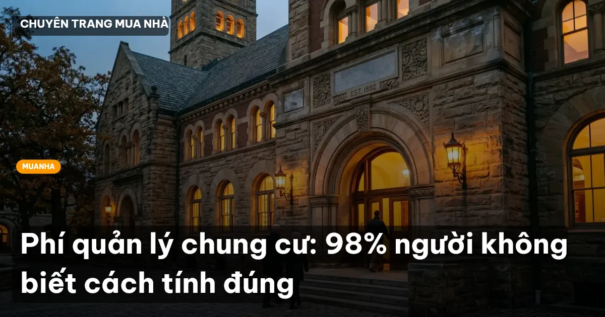 phí quản lý chung cư