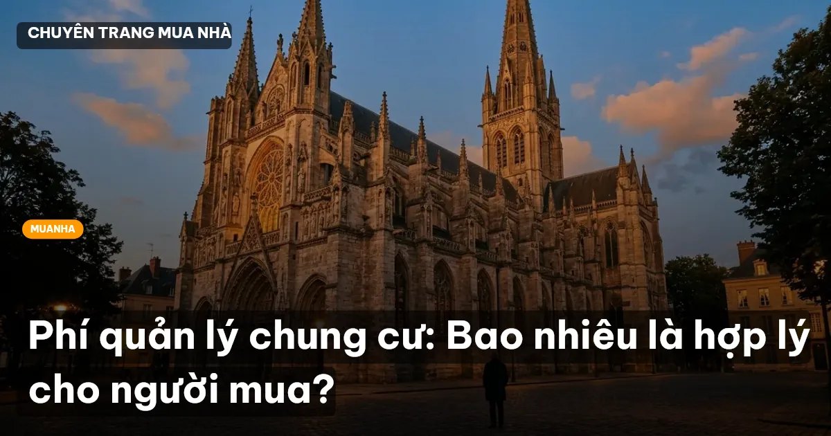 Phí quản lý chung cư: Bao nhiêu là hợp lý cho người mua?