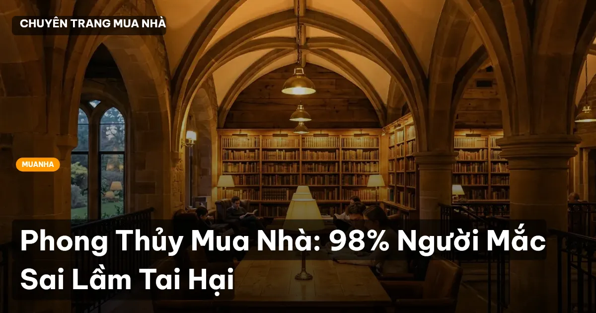 Phong Thủy Mua Nhà: 98% Người Mắc Sai Lầm Tai Hại