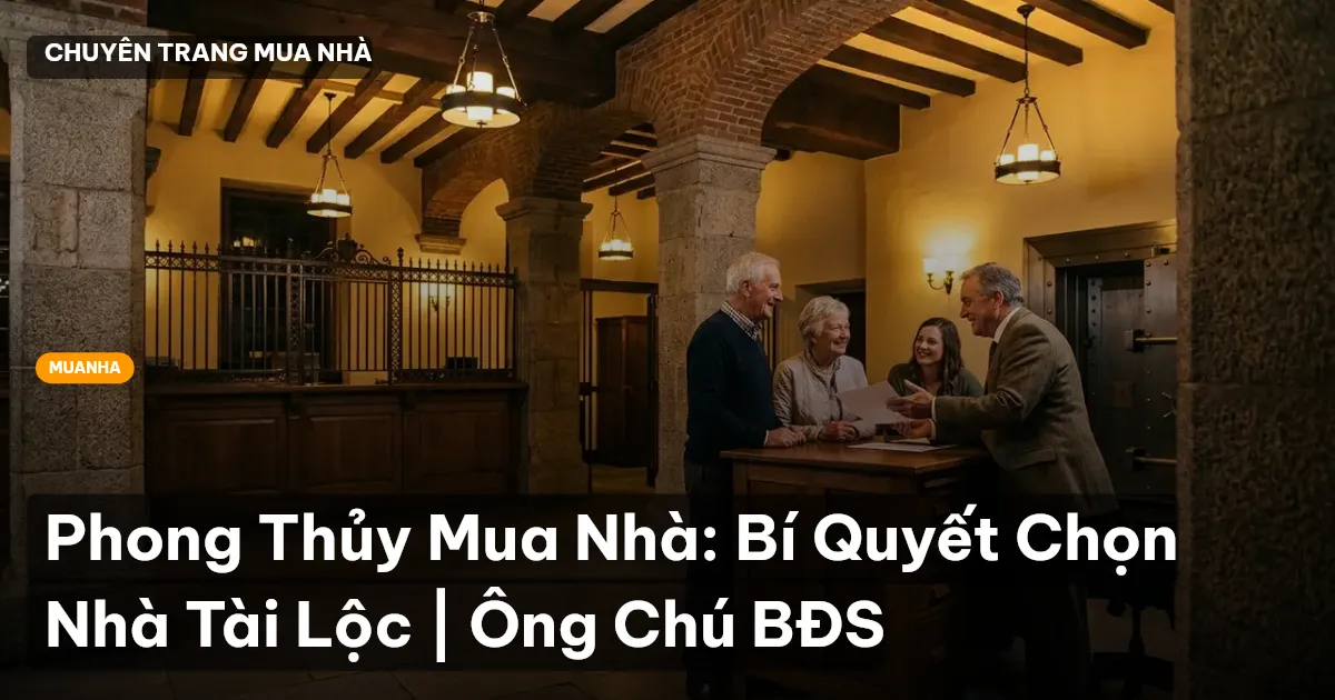 Phong Thủy Mua Nhà: Bí Quyết Chọn Nhà Tài Lộc | Ông Chú BĐS