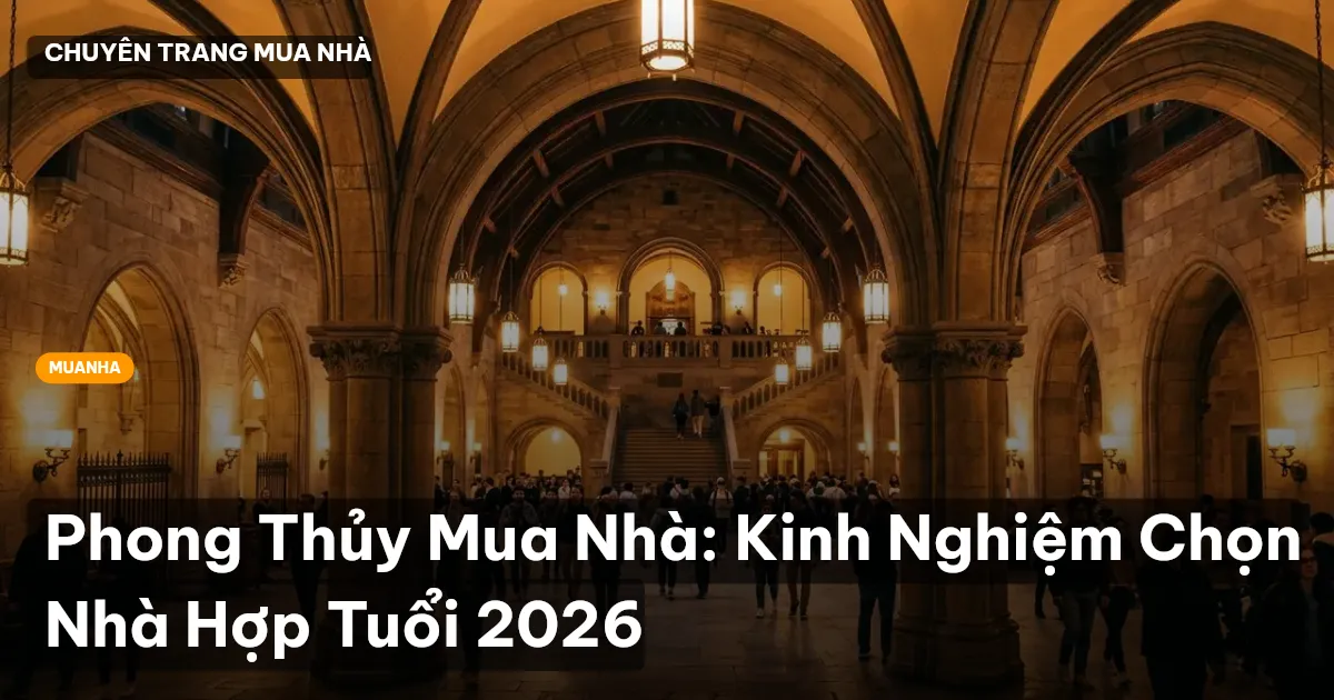 Phong Thủy Mua Nhà: Kinh Nghiệm Chọn Nhà Hợp Tuổi 2026