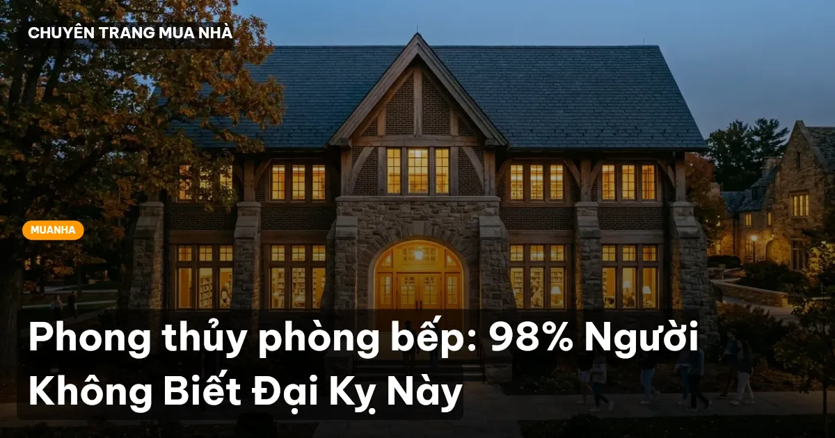 phong thủy phòng bếp