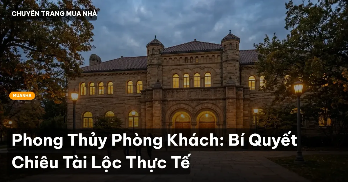phong thủy phòng khách