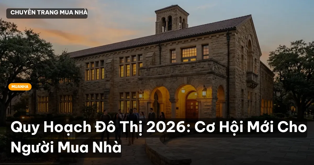 Quy Hoạch Đô Thị 2026: Cơ Hội Mới Cho Người Mua Nhà