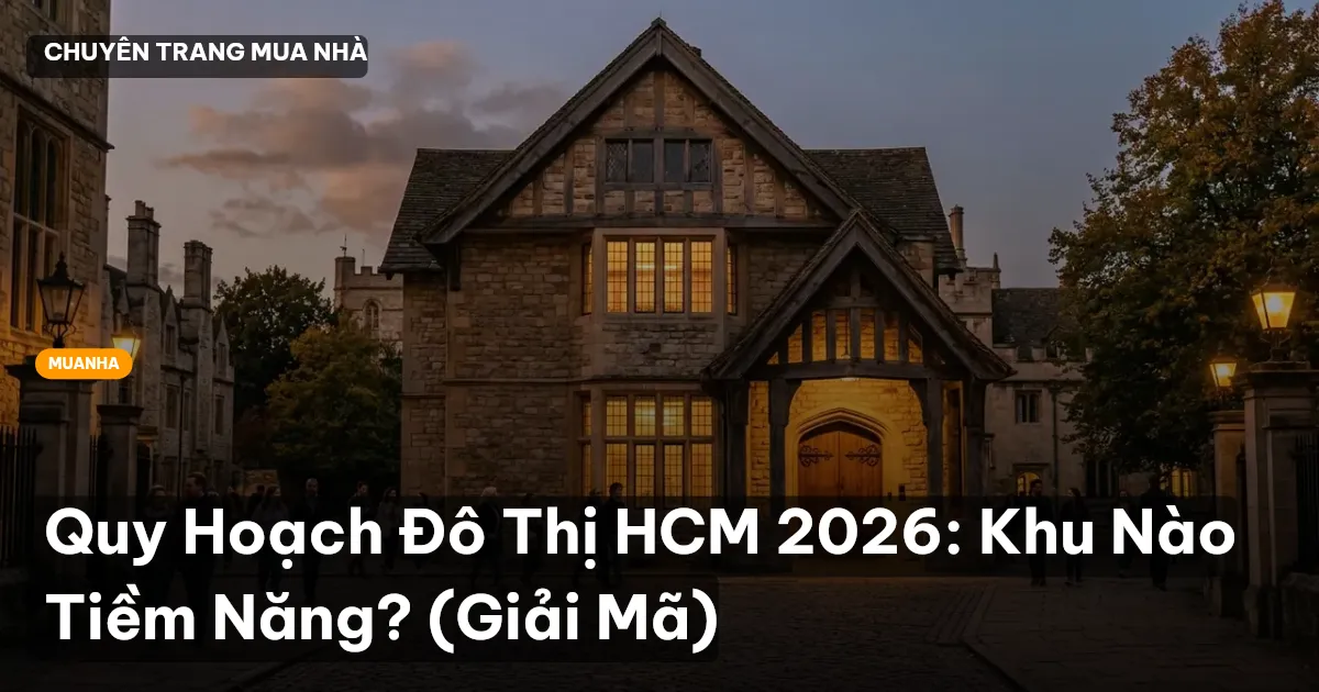 Quy Hoạch Đô Thị HCM 2026: Khu Nào Tiềm Năng? (Giải Mã)