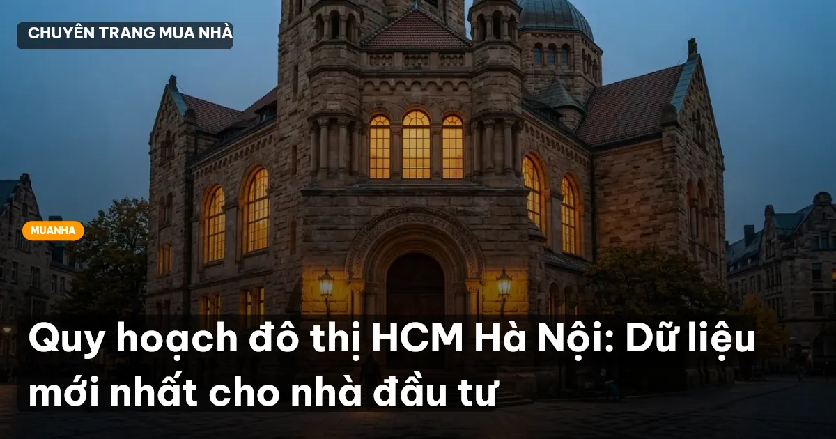 Quy hoạch đô thị HCM Hà Nội: Dữ liệu mới nhất cho nhà đầu tư