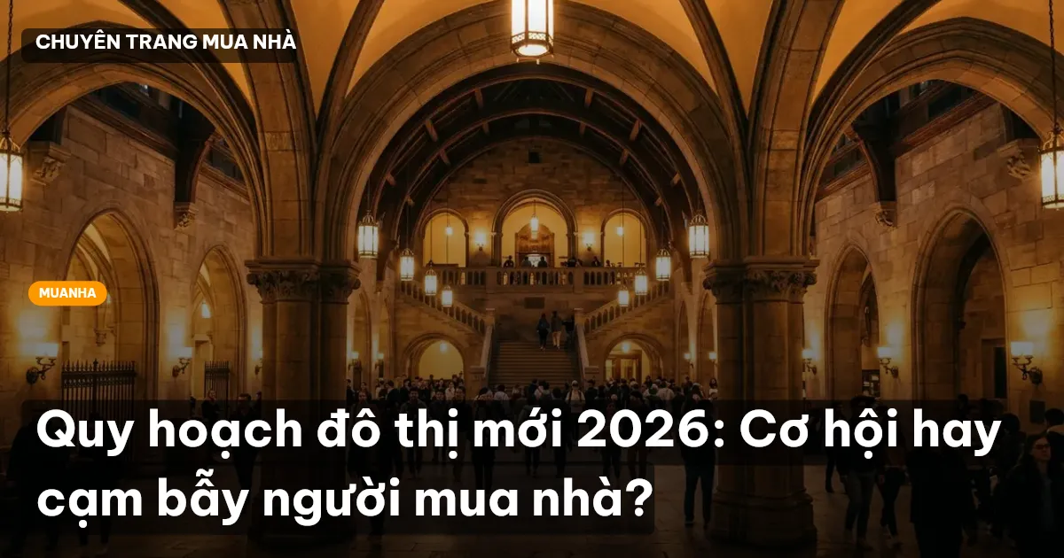 Quy hoạch đô thị mới 2026: Cơ hội hay cạm bẫy người mua nhà?