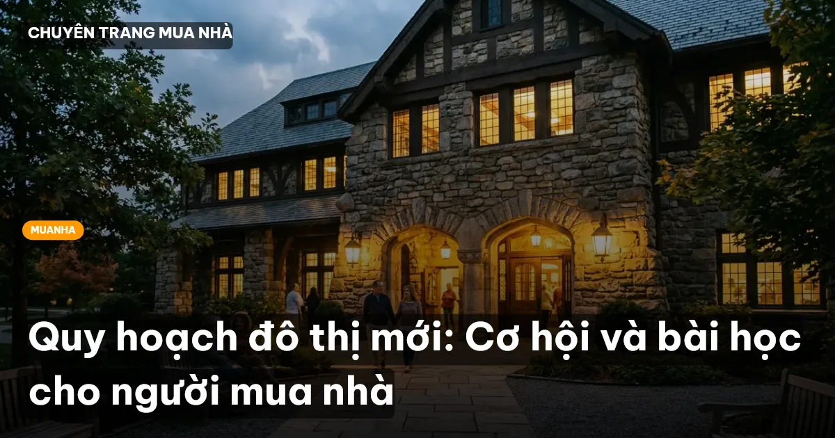 Quy hoạch đô thị mới: Cơ hội và bài học cho người mua nhà