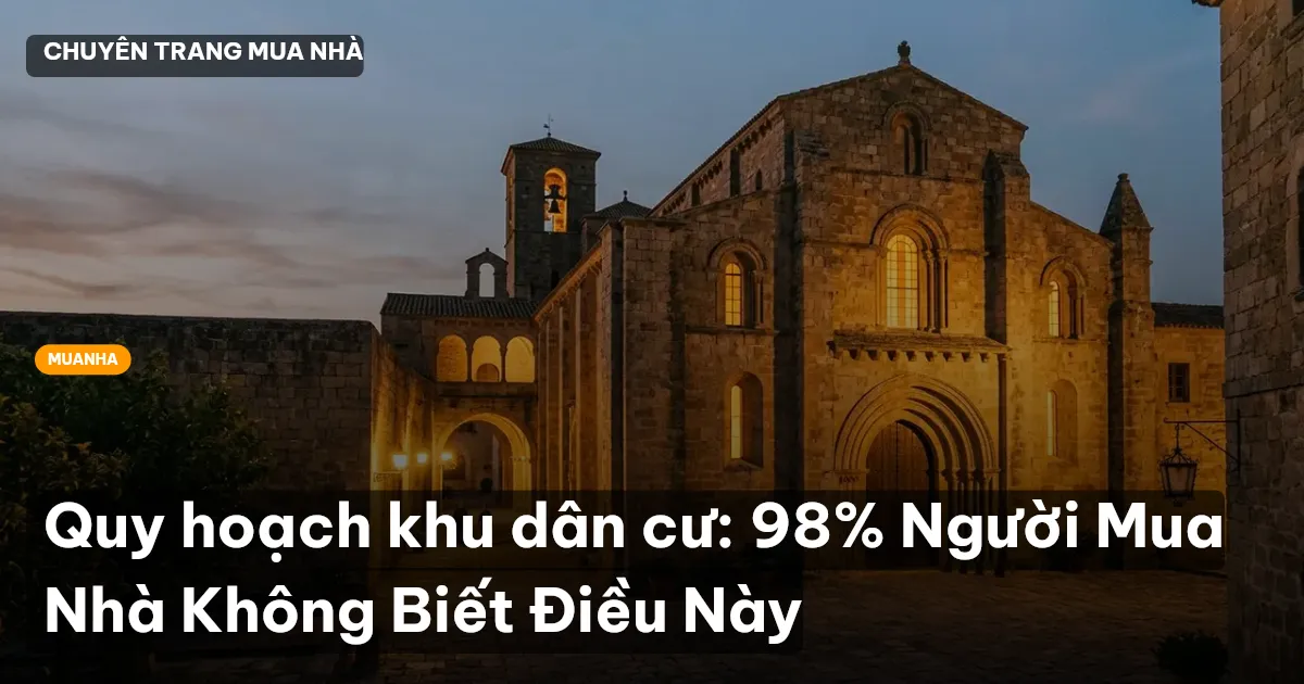 quy hoạch khu dân cư