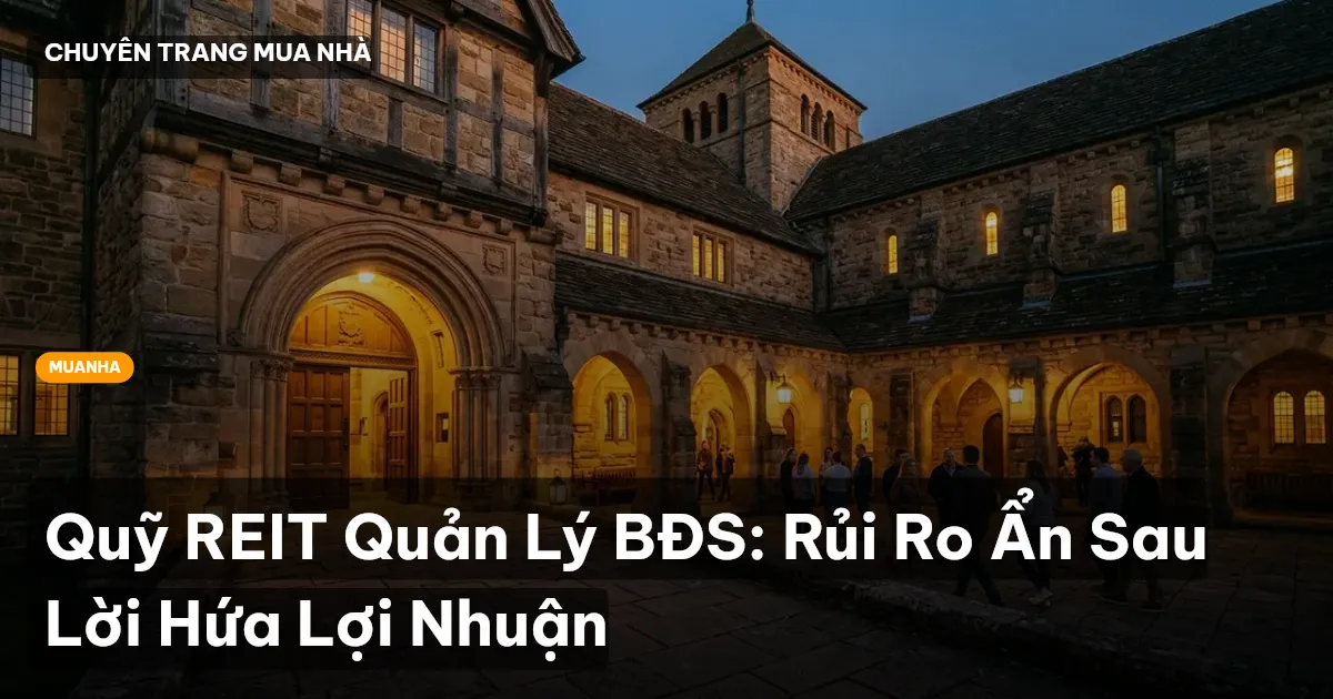Quỹ REIT Quản Lý BĐS: Rủi Ro Ẩn Sau Lời Hứa Lợi Nhuận