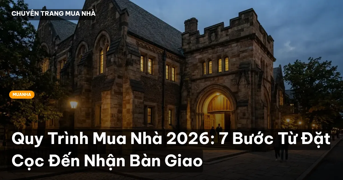quy trình mua nhà