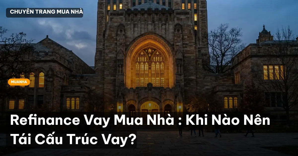 refinance vay mua nhà