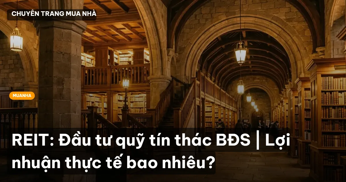 REIT: Đầu tư quỹ tín thác BĐS | Lợi nhuận thực tế bao nhiêu?