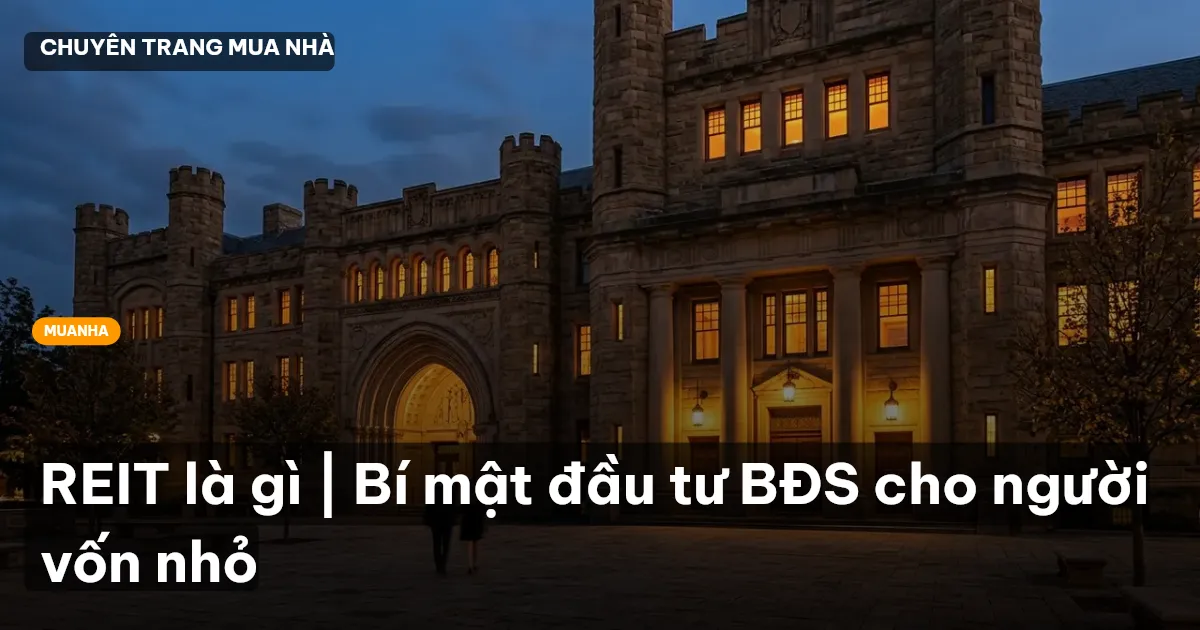 REIT là gì | Bí mật đầu tư BĐS cho người vốn nhỏ